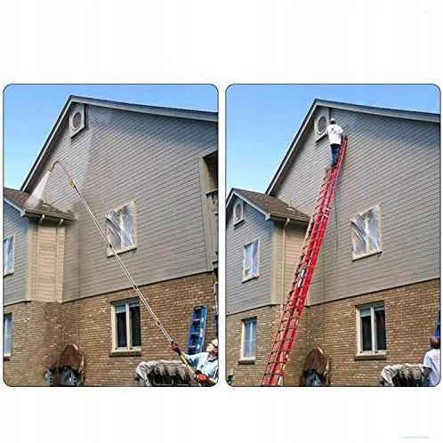 Rosfix Komplet 5 Dysz Do Myjki Ciśnieniowej – Różnorodność Natrysków 0°–60° | Max Ciśnienie 250 Bar | Lanca 1/4"" 34cm Typu U