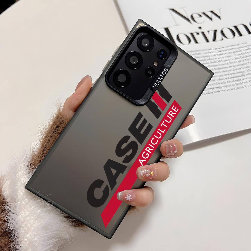 Case I-International Phone Case For Samsung Galaxy S25 Edge S24 S23 S22 S21 S20 Ultra Funda Silicone Silver Cover