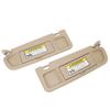1 Pair Sun Visor Replacement Left and Right with Makeup Mirror Beige 83280 SNA A01ZB for Civic 2006