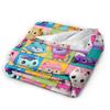 Gabby  flannel blanket cute cartoon design soft blanket for the bedroom camping cosy bedspread sofa bed cover