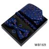Men's Silk Bow Tie & Pocket Square Gift Set - Business & Wedding