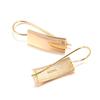 Elegant Rose Gold Glossy Korean Ear Hook Earrings - European and American Fashion Accessories