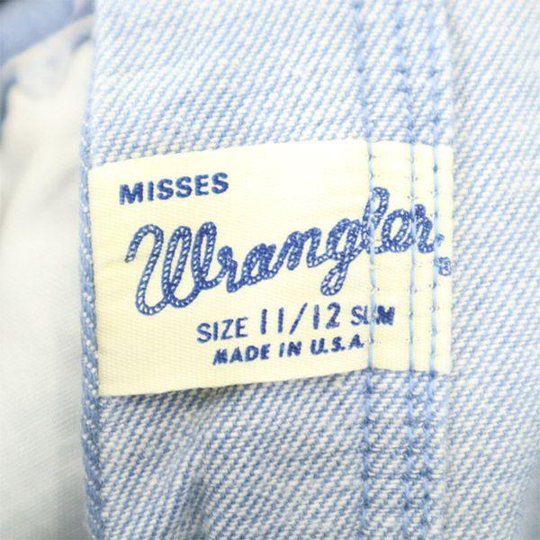 Wrangler 70'ler Vintage ABD Yapımı Düz kesim denim pantolon Mavi kot Kadın Kullanılmış