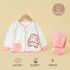 Soft Cotton Baby Pajama Set Toddlers Boys Girls V-Neck Long Sleeve Sleepwear Winter