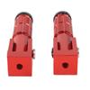 2Pcs Motorcycle Foldable Foot Pegs M8 Antislip Aluminium Alloy   for Bikes ATV UTV Go Kart