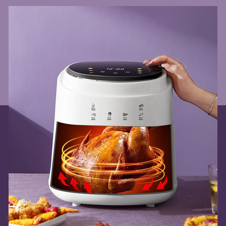 8L Electric Air Fryer - Oil-Free, Smoke-Free, Air Circulation Heating, French Fry Maker