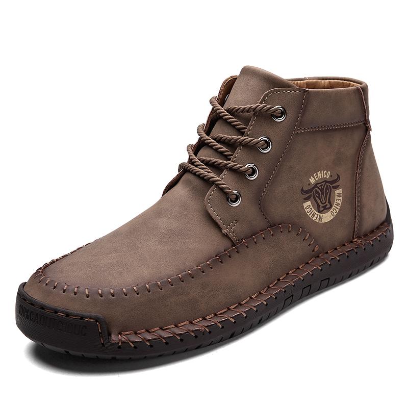 

Новые мужские кожаные повседневные туфли на плоской подошве, хит продаж, модные мужские туфли, удобные туфли для вождения, большой размер 38-48 48 хаки