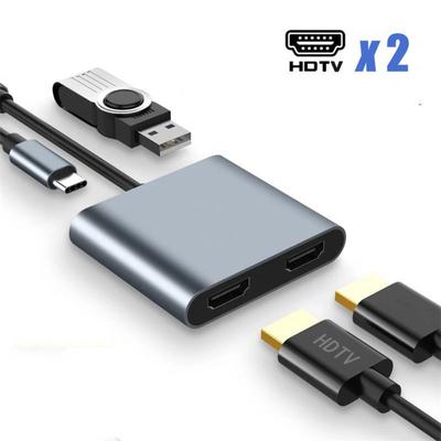 4K Dual HDMI MST USB Hub 3 0 Dock with Multiple Ports for Laptop PC Mac Expand Connectivity