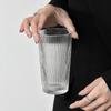 13oz 380ml Cocktailglas im nordischen Stil mit vertikalen Streifen, Kaltwasserbecher, transparent, Zitrone, Long Island, Eisteebecher, Milchpartybecher
