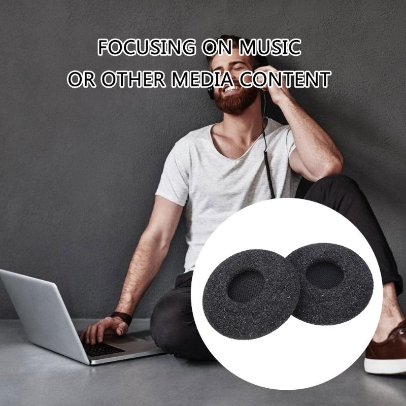 1 Pair Ear Pad Headset Replacement Ear Pad Headphones Ear Cushions for Biz 2300 2400 GN2000 Headphones