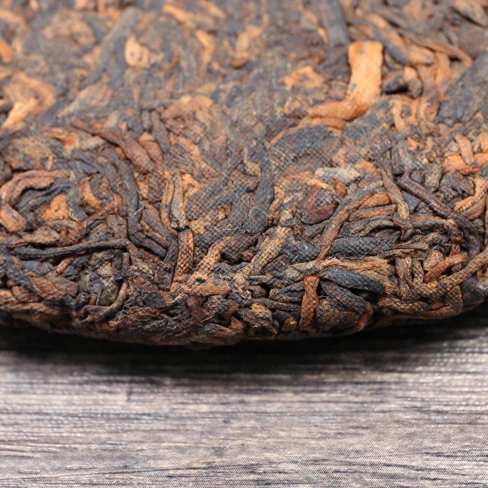 2021 Yunnan MengHai Ripe Puer Tea  Chinese GongTing Compressed Shu Puerh Tea 357g