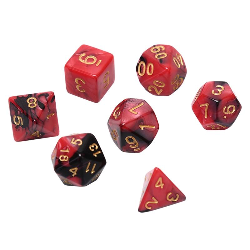 Color : A ZOUOOU RIDSVCVA94 7pcs/Set Acrylic Dice Set Different Shapes Digital Dice for RPG MTG DND Board Game Role Playing Games Random Color : A ZOUOOU RIDSVCVA94 7pcs/Set Acrylic Dice Set Different Shapes Digital Dice for RPG MTG DND Board Game Role Playing Games Random