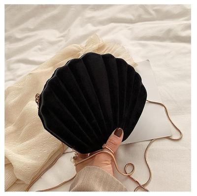 Women Chain Bag Shell Shape Shoulder Bag Winter Crossbody Bag Women Fashion Handbag