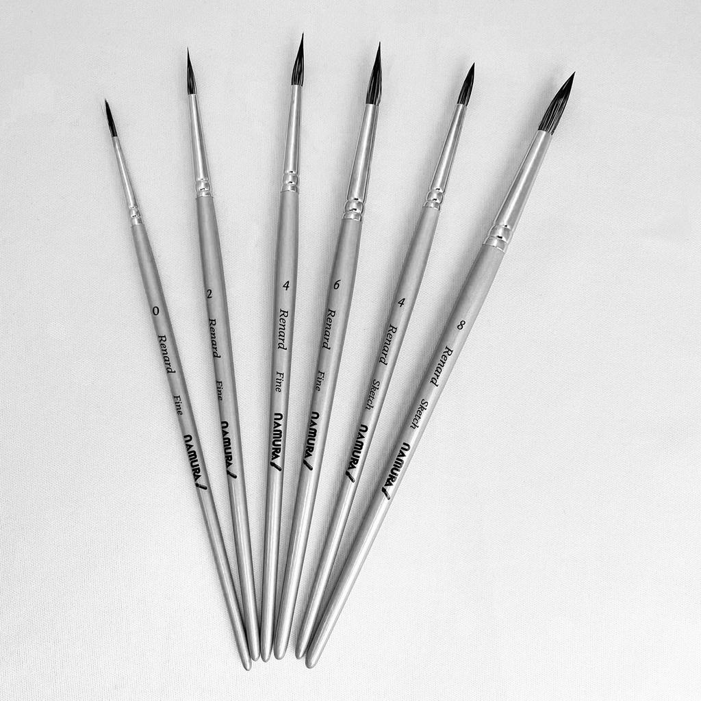 Namurataiseidou Watercolor Brush Renard No. 4 Sketch