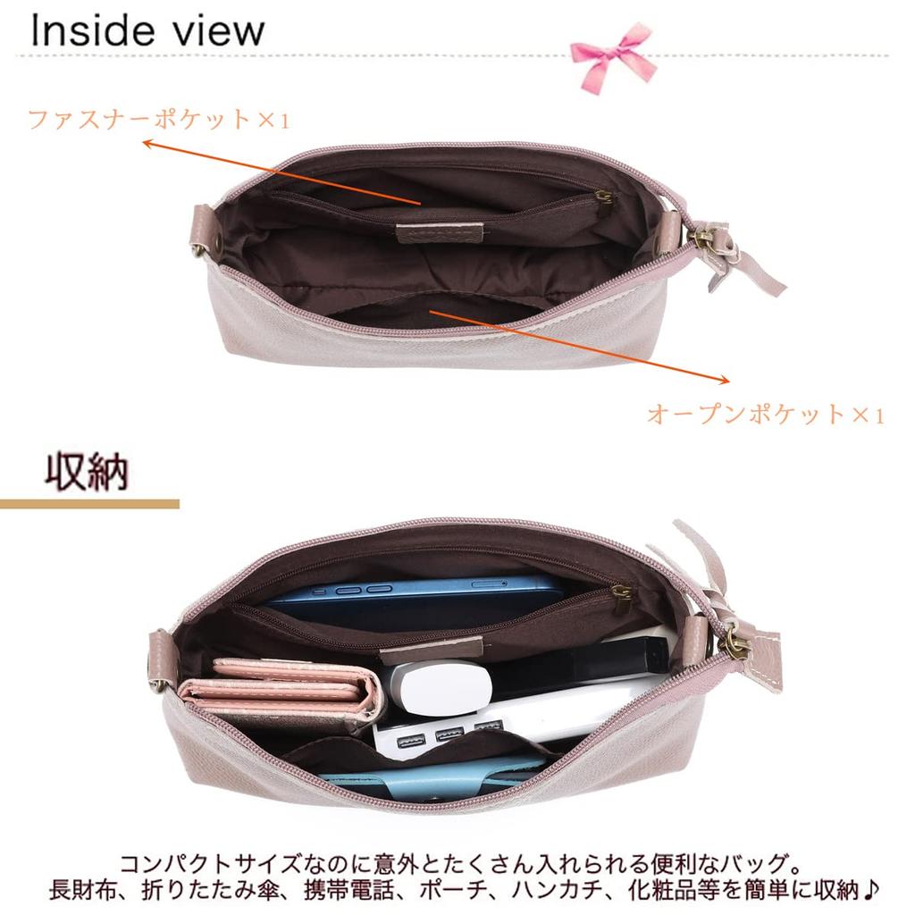Genuine Leather Shoulder Bag for Smartphone for Everyday Blue Color 12 [CREATOR] Women, 2-Way, Lightweight, Shoulder, Pouch, Pochette, Use, Stylish,