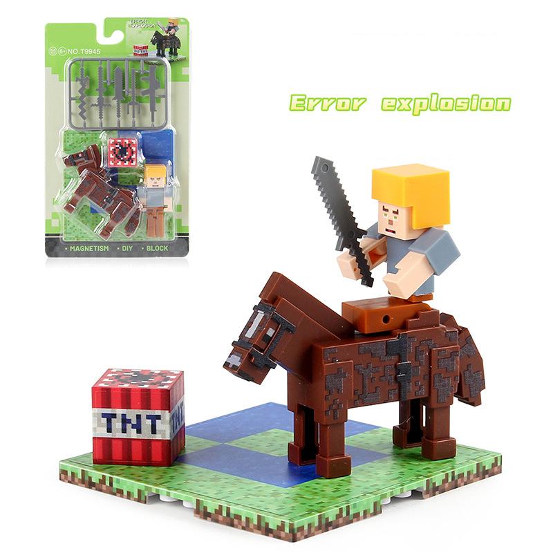 Magnetic Blocks Sets Kid Building Toys Build Mine Magnet World Model for Boys Girls STEM Montessori Sensory Cubes Toddlers Gifts