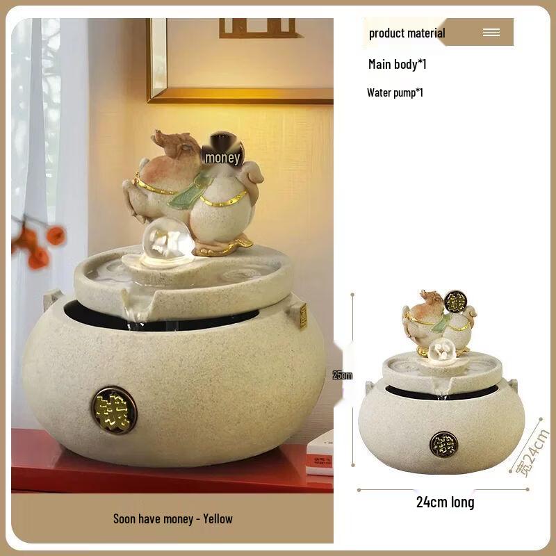 Настольный аквариумный орнамент с проточной водой