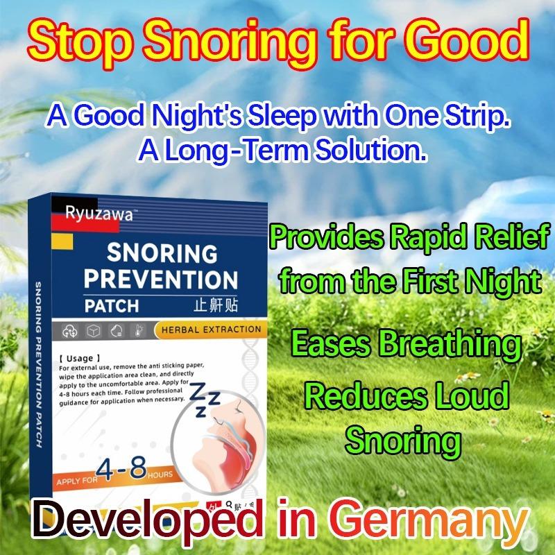Anti-Schnarch-Pflaster für ruhige Nächte - Bietet langanhaltende Linderung