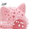Shrimp Hiding Cave Aquarium Cave Cat Head Fish Hideout with Suction Non-toxic Tank Cup Decorative for Betta Tanks Small