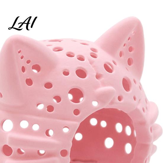 Shrimp Hiding Cave Aquarium Cave Cat Head Fish Hideout with Suction Non-toxic Tank Cup Decorative for Betta Tanks Small