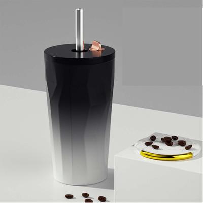 Thermal Mug with Suction Stainless Steel Wide Pops Up Automatically When the Suction Tube Is Vacuum Insulation Effect for 6 Suitable for Various Color