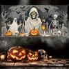2D door banner, 2D party banner, 1 piece, Halloween garage banner, 70.87 x 157.48 incheszyc