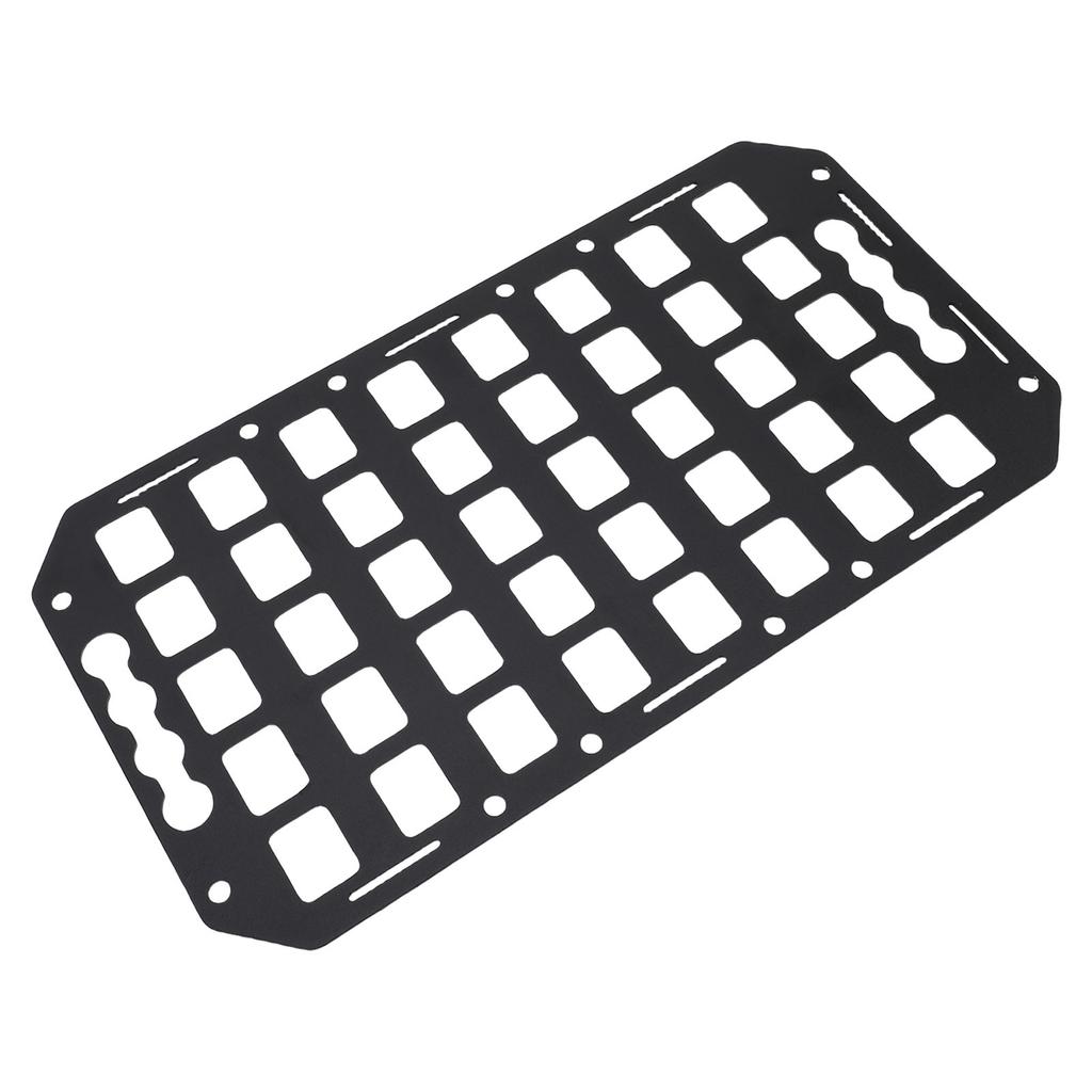 Truck Bed Molle Panel 16.61x8.86x0.08in Easy To Remove Aluminum L Track Molle Panel Organizer for Cars SUVs Pickup Van