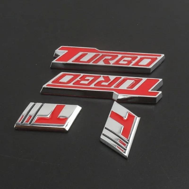 Car Sticker T Logo Sticker Emblem Badge Rear Trunk 3D Auto Decals for T Excelle XT GT T Turbo HRV Regal Encore Car Styling