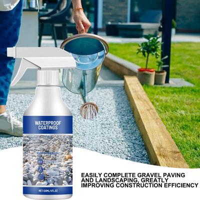 120ml Rock Glue For Pea Gravel Landscape Rock Glue Sealer Adhesive Waterproof Fast Drying Spray Outdoor Yard Gravel Binder
