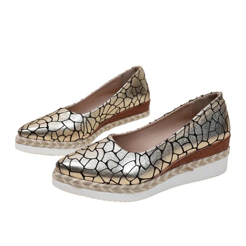 2025 Ladies Shoes Shallow Women's High Heels Color Matching Casual Sexy Pointed Toe Pointed Toe Wedges Shoes for Women