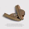New Foreign Trade Birkenstocks Retro Buckle With Beach Casual Platform Slippers Women'S One-Word Drag Cork Drag Outer Wear