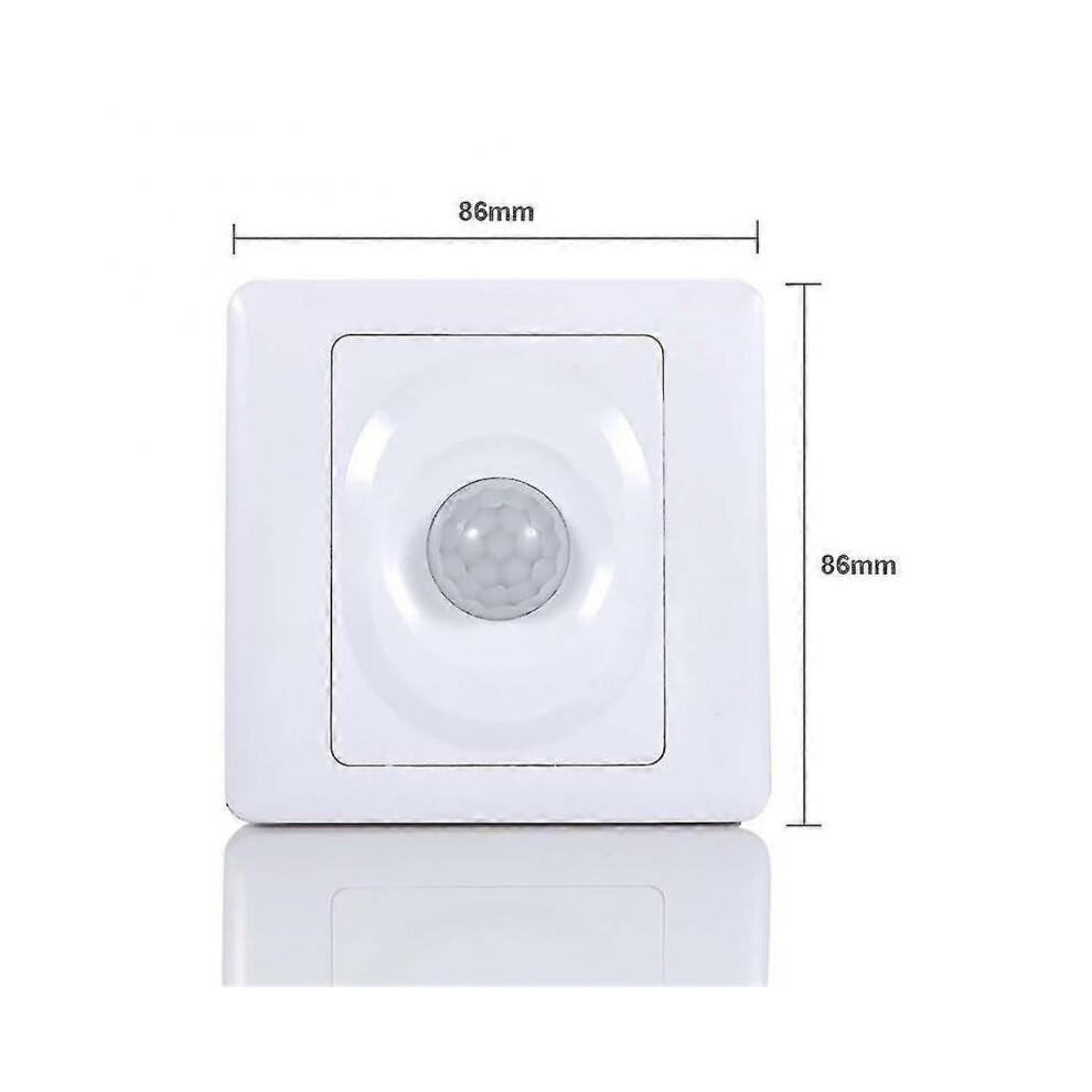 Motion Sensor Light Switch, Auto On/Off Wall Switch with Adjustable Delay Light for Energy-Saving Operation In Garage Stairs Corridor 2025