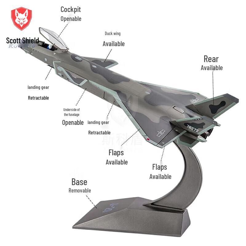 Sikongdun 1:48 Scale Fighter Jet Model Collection