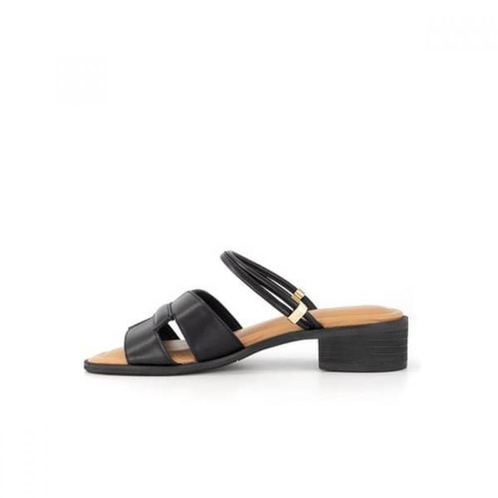 Daks Women Shoes 3.5cm Two Way Semi Casual Sandals Dld302 Black