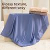 Plus Size Women's Summer Hollowed-out Lace Ice Silk Stitching Soft and Comfortable High Waist Traceless Panties