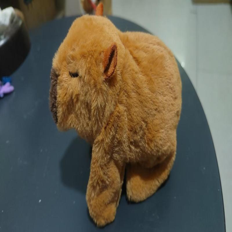 1 Piece Walking Moving Back And Forth Calling Electronic Pet Children'S Toy Simulation Electric Plush Capybara Doll