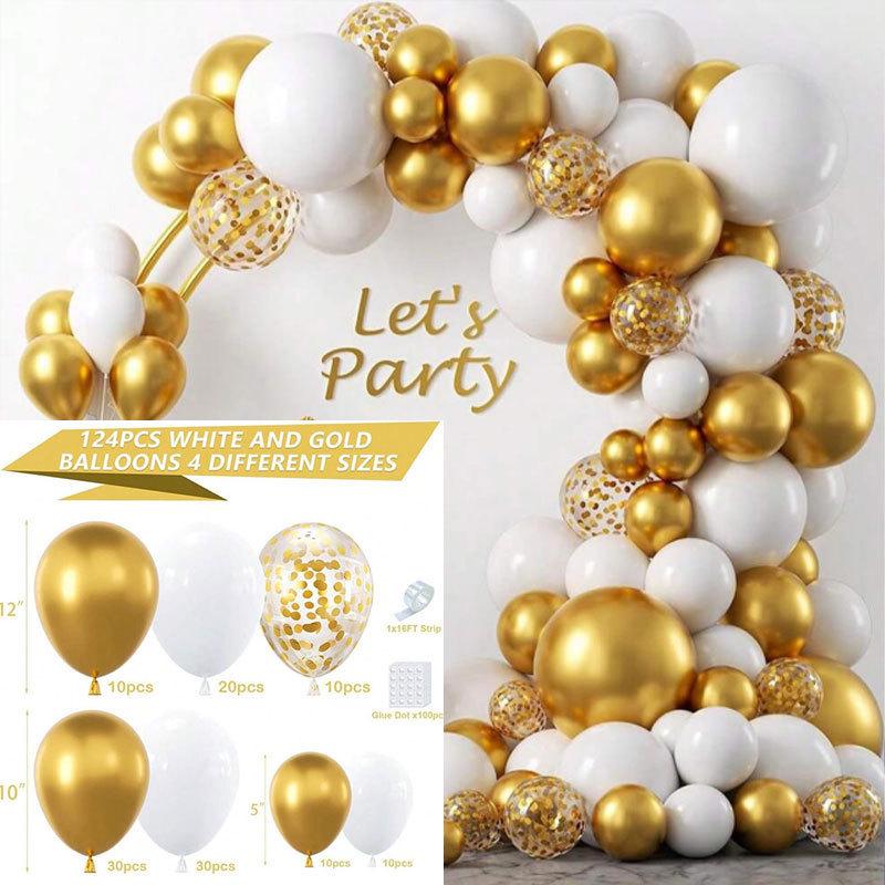 Cross-border Wedding Balloon Set: Chain & Wall Decor for Birthdays & Events