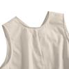 VONDA Women's Summer Round Neck Sleeveless Button Patch Solid Color Loose Vest