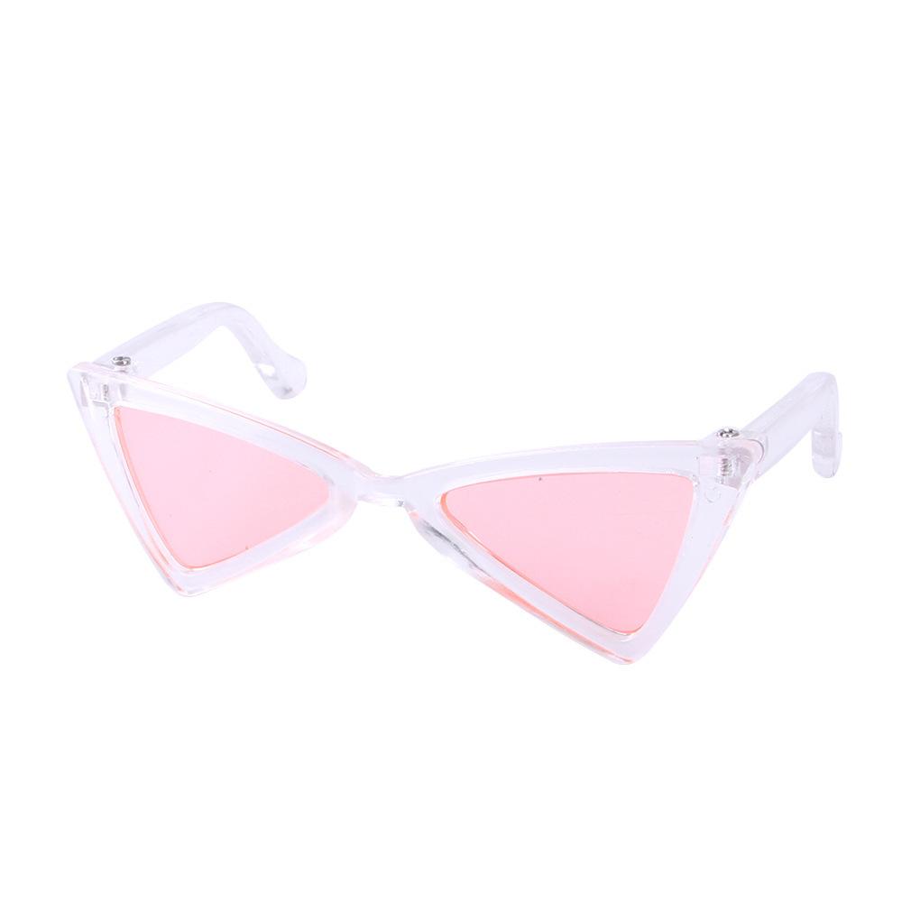 Vintage Triangular Pet Cat Sunglasses Pet Products for Small Dogs Kitten Puppy Cat Accessories Reflection Eyewear Glasses