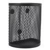 Magnetic Pen Holder Metal Mesh Pencil Storage Organizer for Desktop Refrigerator Whiteboard Semi Cylindrical