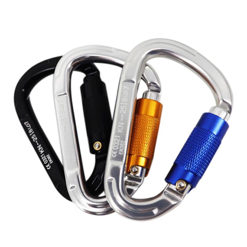 JINGRUIDA D-Type Auto-Locking Carabiner