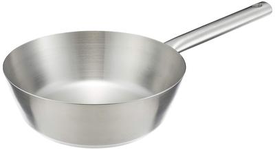 Poêle conique commerciale Murano pour induction 24 cm, compatible IH, acier inoxydable ATC4504 18-8