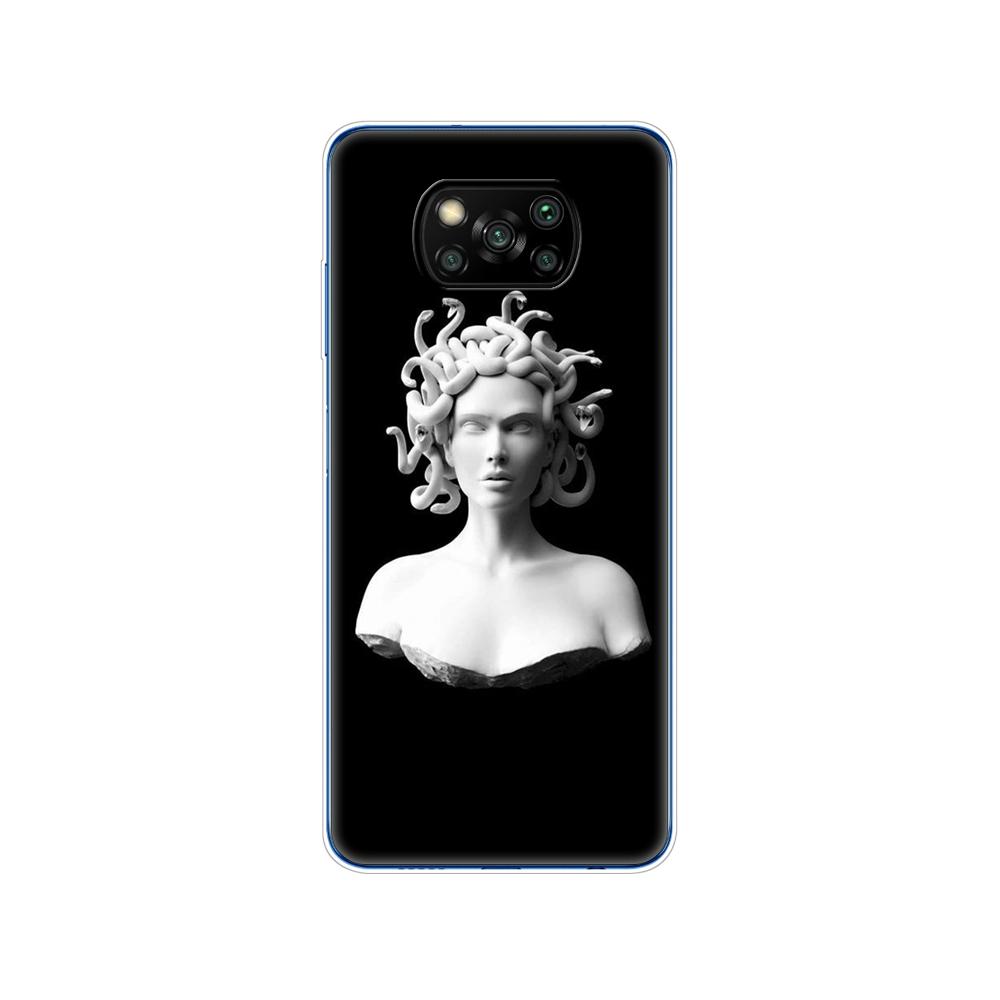 

Для Xiaomi Poco X3 NFC силиконовый чехол с мягкой задней панелью для POCO X3 Pro чехол из ТПУ, бампер для Poco X 3 PocoX3 NFC 6,67 дюйма, глобальный чехол для телефона For POCO X3 NFC