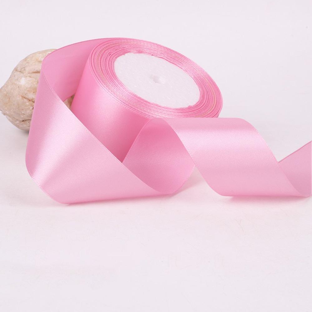 1Roll 1.5 Inch X 25 Yards Solid Satin Ribbons DIY Gift Wrapping Bridal Bouquets Bouquet Ribbons Handmade Bows Cake Packaging