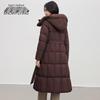 SNOWFLYING Women's Long Knee-Length Down Parka