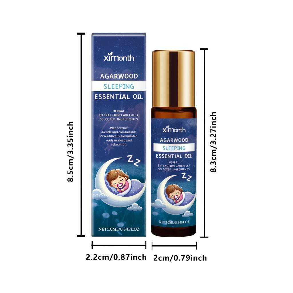 10ml Lavendel Schlaf Ätherisches Öl, Sanftes Pflanzliches Tägliches Massage- und Schlafenszeit-Komfort Körperpflegeöl
