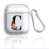 Lnitial Letter Clear Earphone Cases Cover Case For Airpods 3 4 Pro Pro2 1 Pro3 2