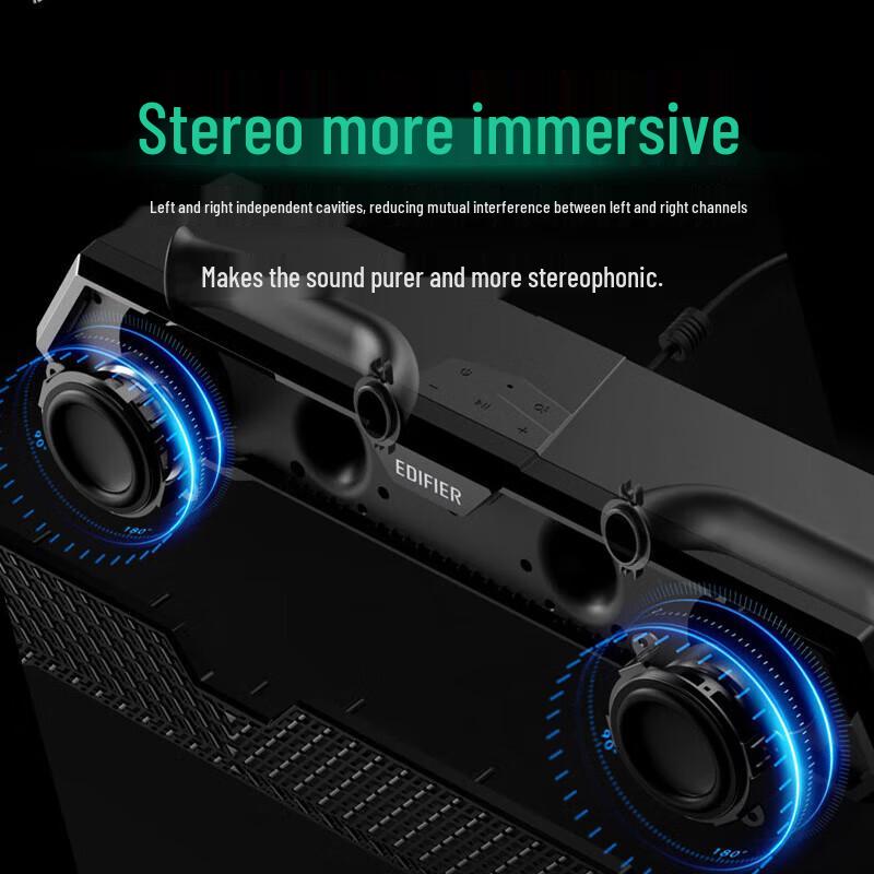 Edifier M25 Bluetooth Gaming Desktop Speakers with RGB Lighting