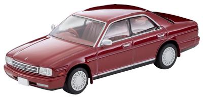 TOMYTEC Tomica Limited Vintage Neo Scale Nissan Gloria V30E Brougham Finished Model 1/64 LV-N289a (Red)
