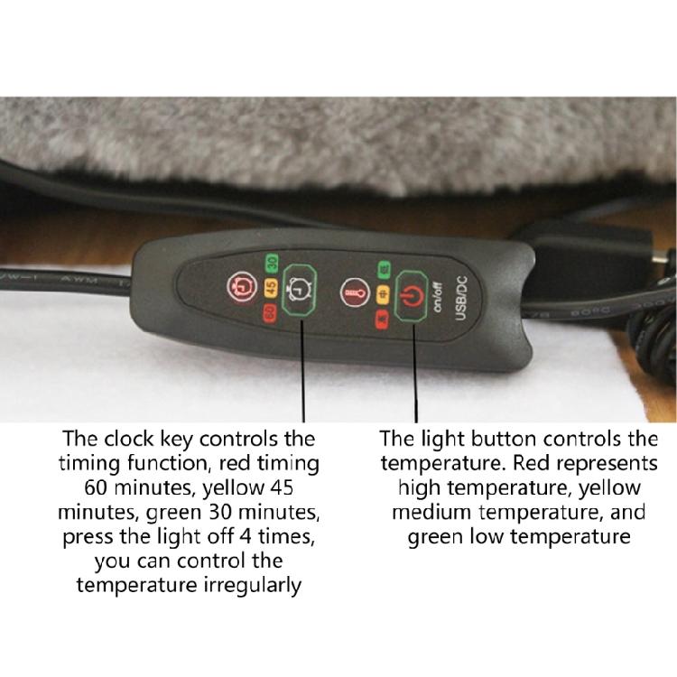 5V USB Heating Pad Electric Heated Foot Warmer Safe & Reliable Warmer Pad